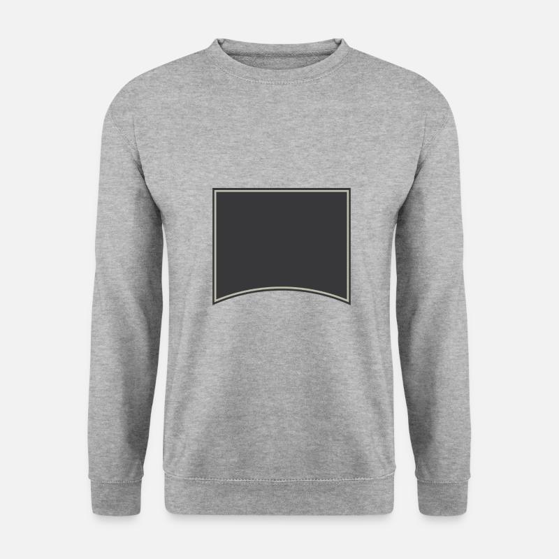 Banner groß - Unisex Pullover - Weißgrau meliert