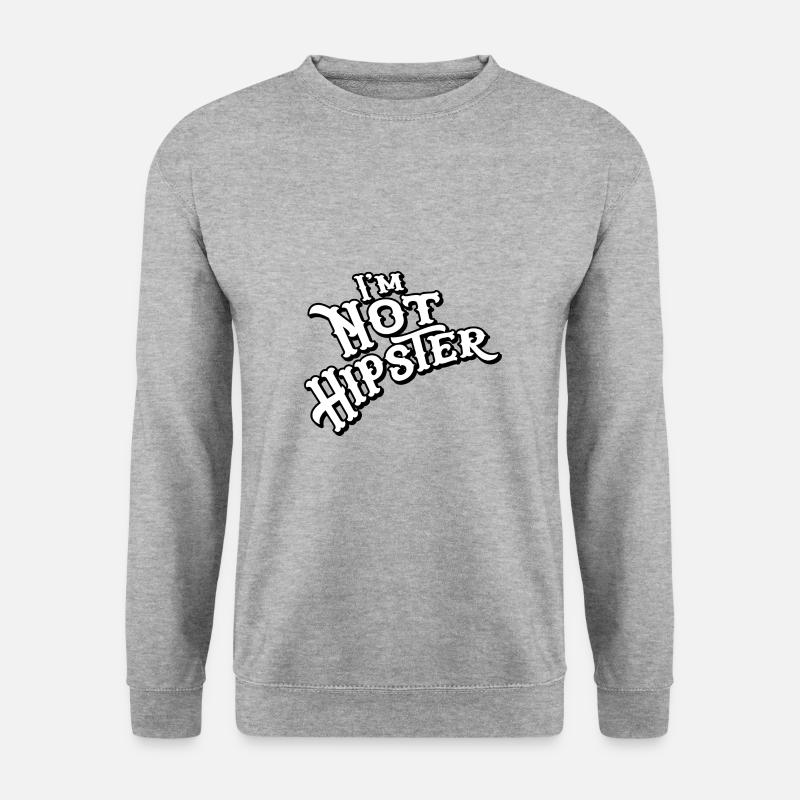 Dans le pas Hipster - Sweat-shirt Unisexe - gris chiné