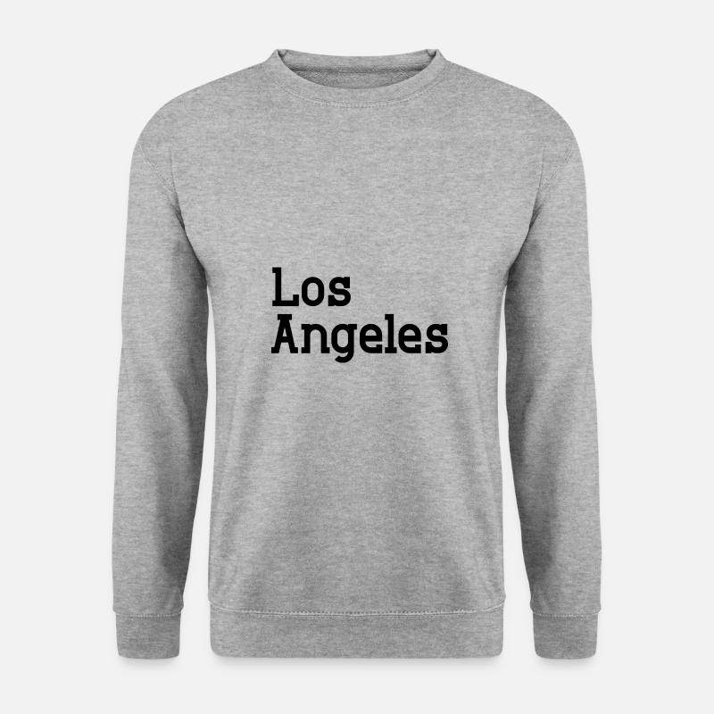 Los Angeles - Unisex Pullover - Weißgrau meliert