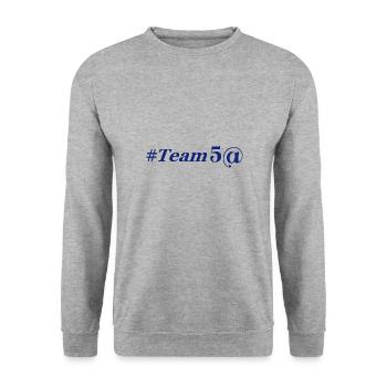 5A Team - Sweat-shirt Unisexe - gris chiné - Devant - Alina (178cm) & Michal (187cm)
