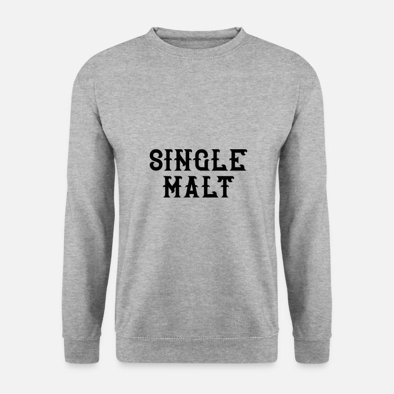 Single Malt - Unisex Pullover - Weißgrau meliert