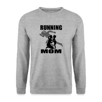 Athletics Athletics Games - Unisex Sweatshirt - salt & pepper - Front - Alina (178cm) & Michal (187cm)