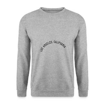 Los Angeles Californie - Sweat-shirt Unisexe - gris chiné - Devant - Alina (178cm) & Michal (187cm)