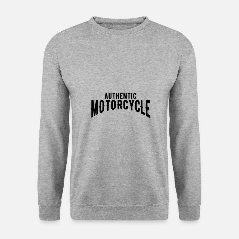 Authentic Motorcycle - Unisex Sweatshirt - salt & pepper