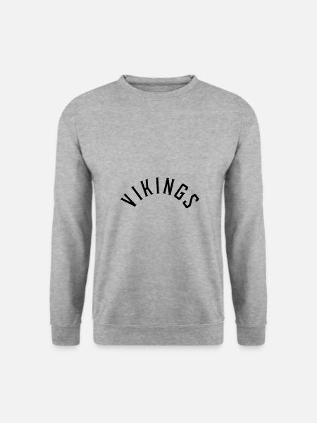 Vikings - Unisex Pullover - Weißgrau meliert
