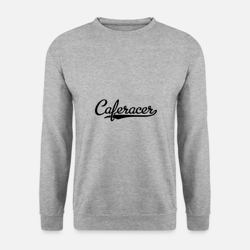 Caferacer - Unisex Pullover - Weißgrau meliert