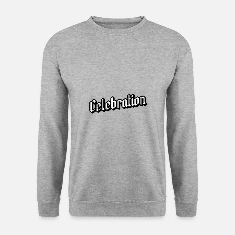 Celebration - Unisex Pullover - Weißgrau meliert