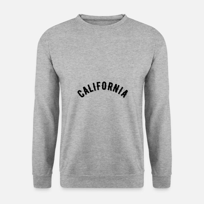 California - Unisex Pullover - Weißgrau meliert