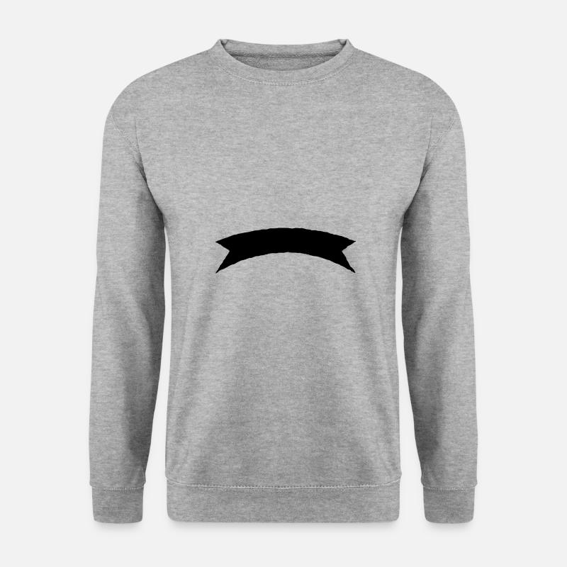 Banner - Unisex Pullover - Weißgrau meliert