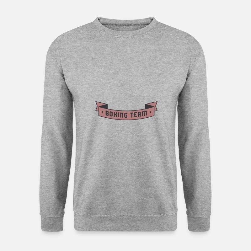 Boxing Team - Unisex Pullover - Weißgrau meliert