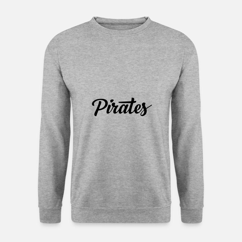 Pirates - Unisex Pullover - Weißgrau meliert