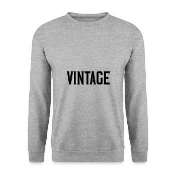 Millésime - Sweat-shirt Unisexe - gris chiné - Devant - Alina (178cm) & Michal (187cm)
