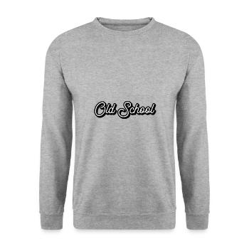 Ancienne école - Sweat-shirt Unisexe - gris chiné - Devant - Alina (178cm) & Michal (187cm)