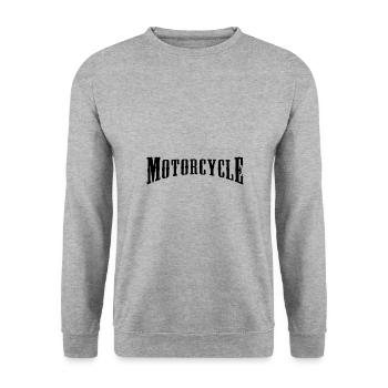 Motocyclette - Sweat-shirt Unisexe - gris chiné - Devant - Alina (178cm) & Michal (187cm)