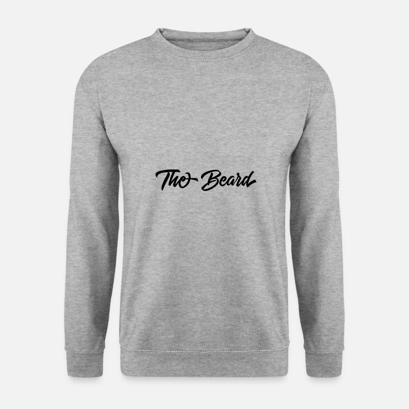 The Beard - Unisex Pullover - Weißgrau meliert