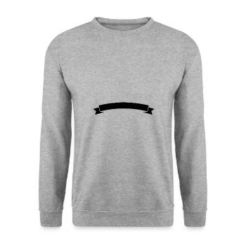 Banner - Unisex Sweatshirt - salt & pepper - Front - Alina (178cm) & Michal (187cm)
