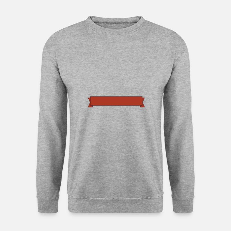 Banner - Unisex Pullover - Weißgrau meliert