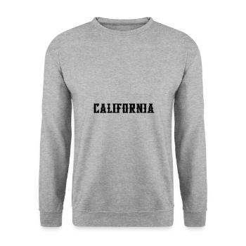 Californie - Sweat-shirt Unisexe - gris chiné - Devant - Alina (178cm) & Michal (187cm)