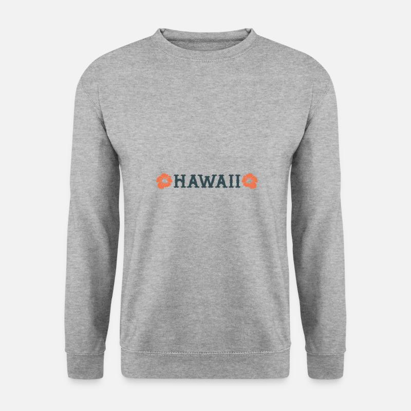 Hawaii Flower - Unisex Sweatshirt - salt & pepper