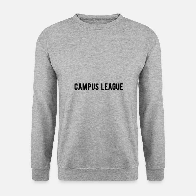 Campus League - Unisex Pullover - Weißgrau meliert
