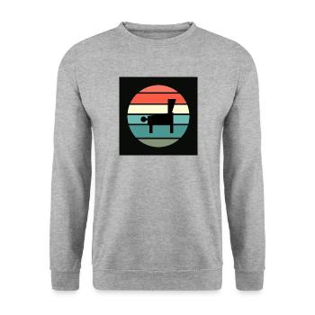 Pinball Machine Retro Design Pinball Game Design - Sweat-shirt Unisexe - gris chiné - Devant - Alina (178cm) & Michal (187cm)