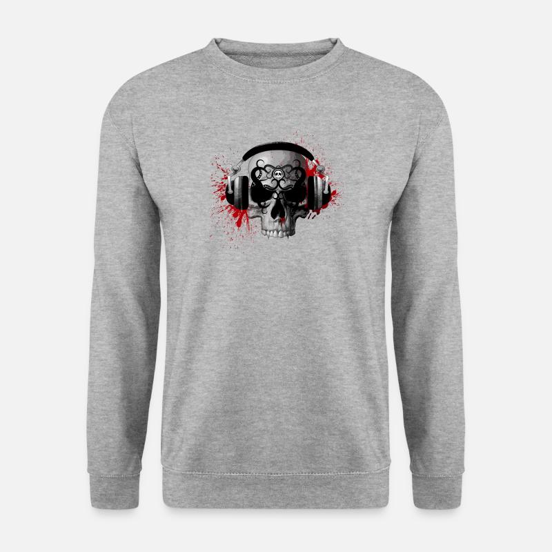 SKULL ART 2022 3 - Sweat-shirt Unisexe - gris chiné