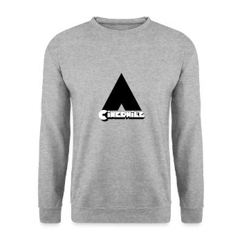 Cinephile: Kubrick - Clockwork Orange (1971) - Unisex Sweatshirt - salt & pepper - Front - Alina (178cm) & Michal (187cm)