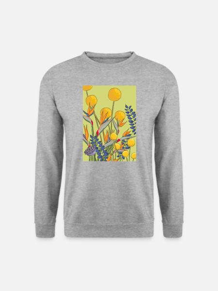 A wild meadow of flowers - Unisex Sweatshirt - salt & pepper