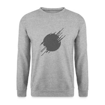 AB shapes - Unisex Sweatshirt - salt & pepper - Front - Alina (178cm) & Michal (187cm)