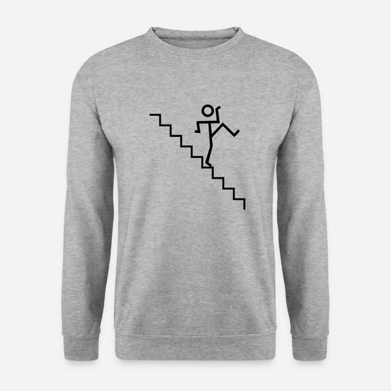 the time before falling down - Unisex Sweatshirt - salt & pepper