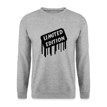 limited_edition_1 - Unisex Pullover - Weißgrau meliert - Vorne - Alina (178cm) & Michal (187cm)