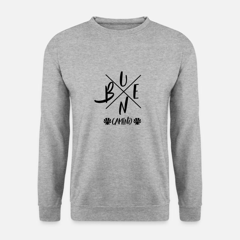 Buen Camino - Unisex Pullover - Weißgrau meliert