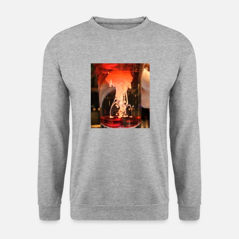 Vulkan - Unisex Pullover - Weißgrau meliert