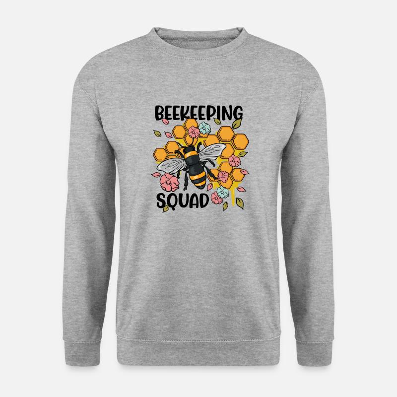 Beekeeper Squad Honey Wildlife Beekeeping - Unisex Sweatshirt - salt & pepper