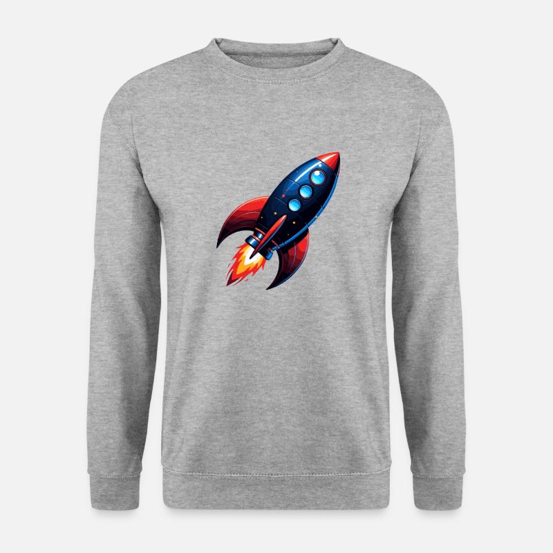 Rocket Launch Starter - Unisex Sweatshirt - salt & pepper