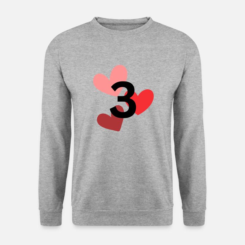 3 - Unisex Sweatshirt - salt & pepper