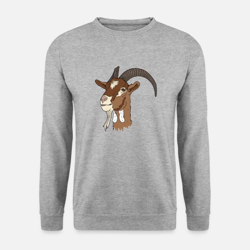 Capra - Unisex Sweatshirt - salt & pepper