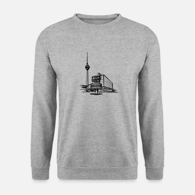 Berlin - Alex/TV Tower - Unisex Sweatshirt - salt & pepper