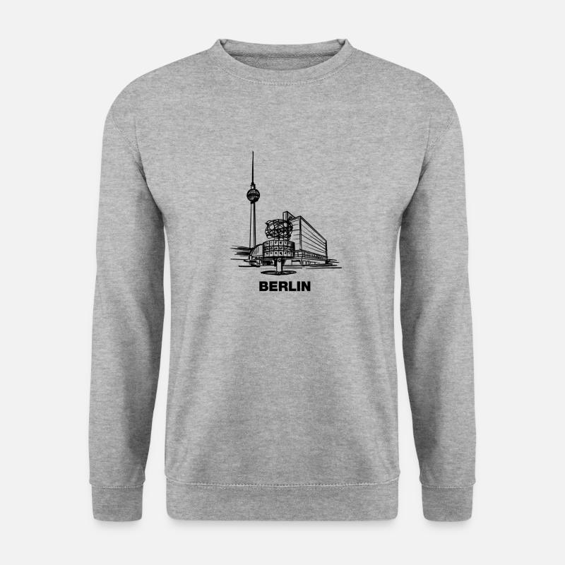 Berlin - Alex/TV Tower - Unisex Sweatshirt - salt & pepper