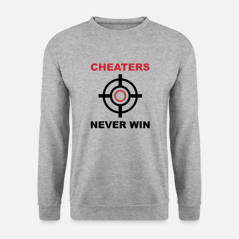Cheaters Never Win - Unisex Sweatshirt - salt & pepper