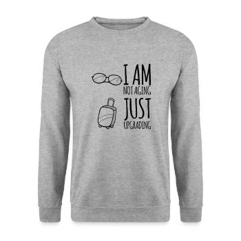 funny gift idea 50th birthday - Unisex Sweatshirt - salt & pepper - Front - Alina (178cm) & Michal (187cm)