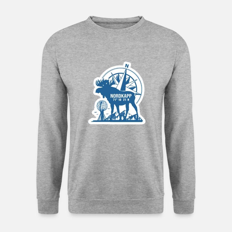 North Cape NorthKapp North Cape - Unisex Sweatshirt - salt & pepper