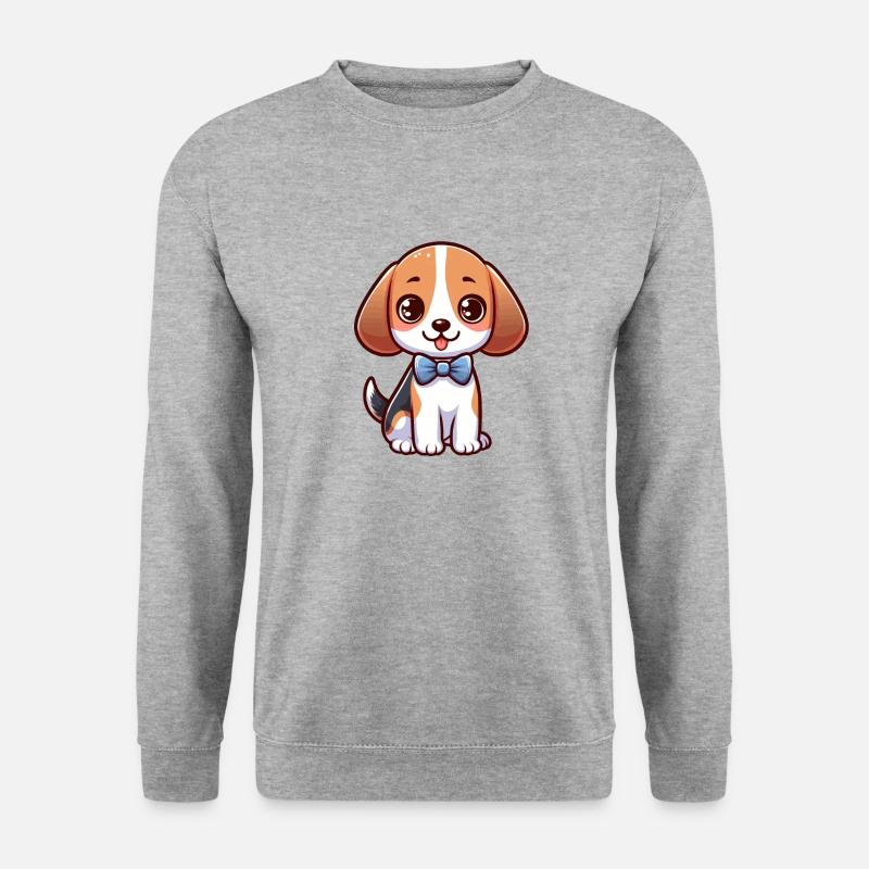 Cute Little Beagle - Unisex Sweatshirt - salt & pepper