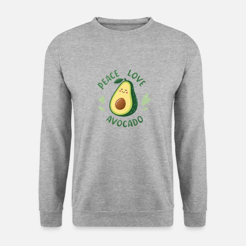 Peace Love Anwalt - Unisex Pullover - Weißgrau meliert