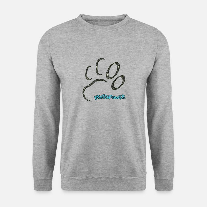 Logopit 1534864920606 - Unisex Pullover - Weißgrau meliert