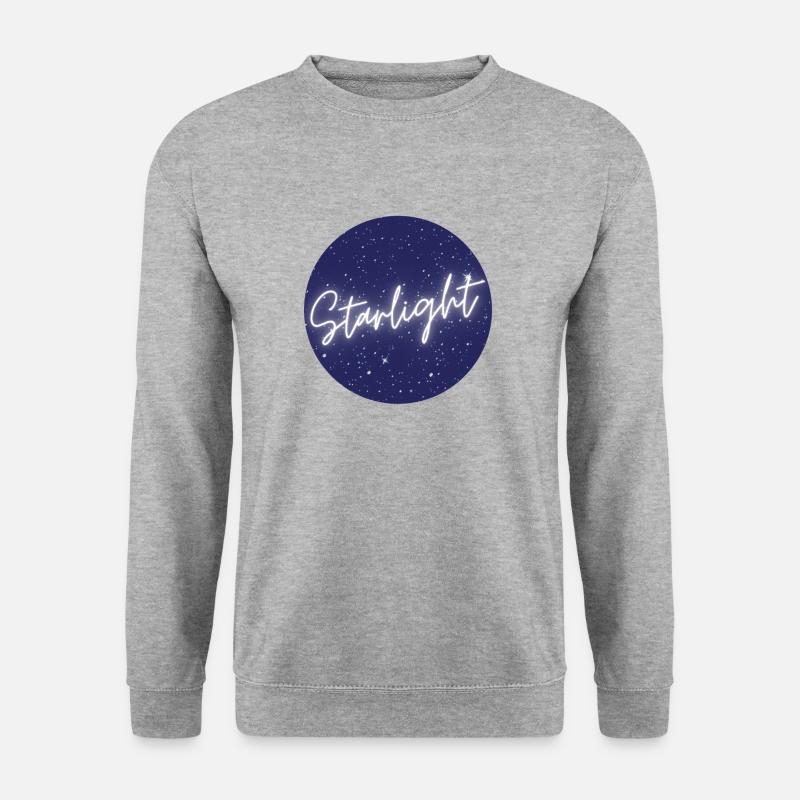 Starlight - Unisex Pullover - Weißgrau meliert