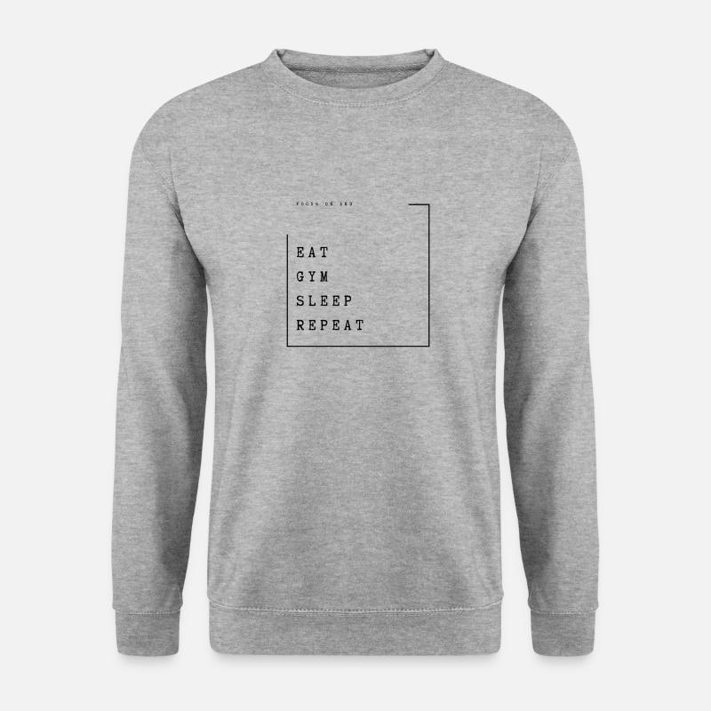 Fitness Loop - Unisex Sweatshirt - salt & pepper