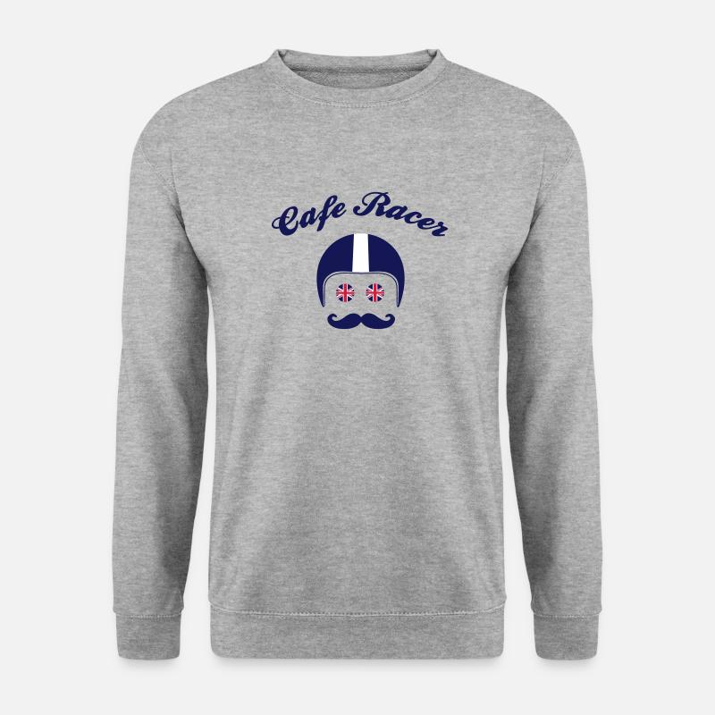Cafe Racer Gentlemen - Unisex Pullover - Weißgrau meliert