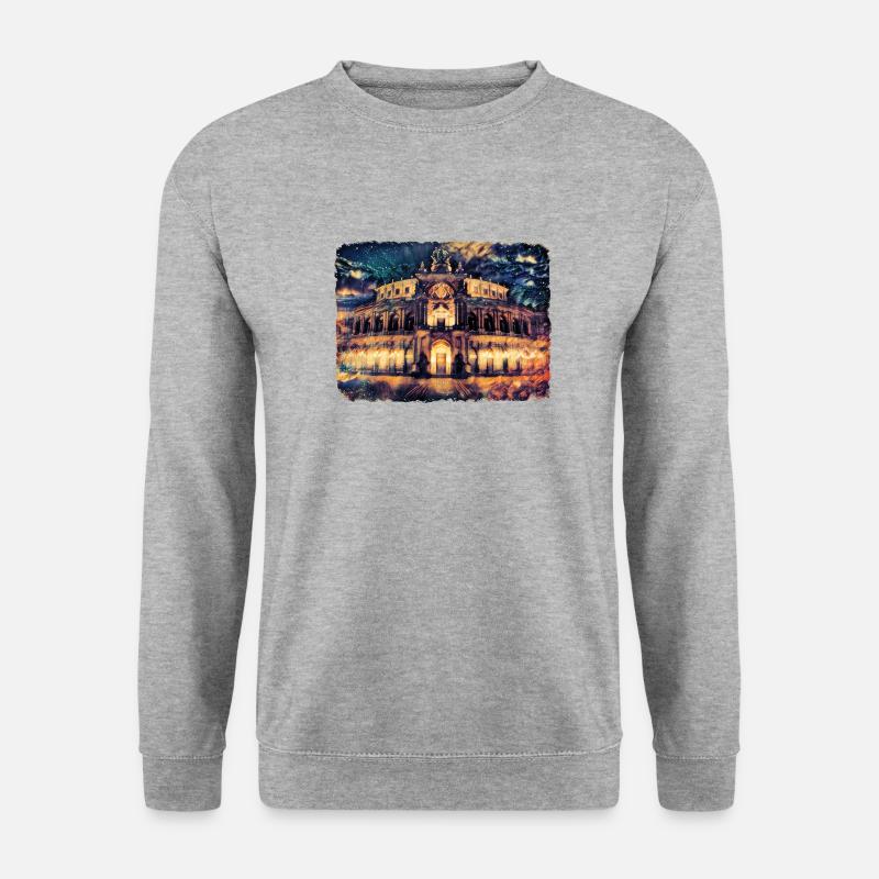 Dresden Deutschland Germany Semperoper - Unisex Sweatshirt - salt & pepper