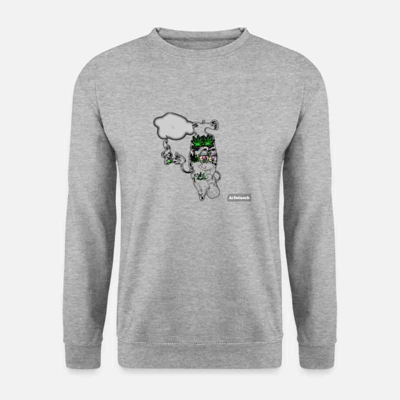 Mister Dübel - Unisex Pullover - Weißgrau meliert